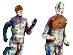 Footrace No. 2, detail right